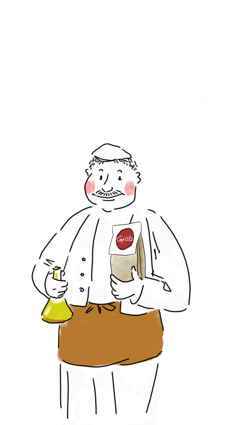 Gristo verwandelt meinen Biertreber in ein echtes Nahrungsmittel